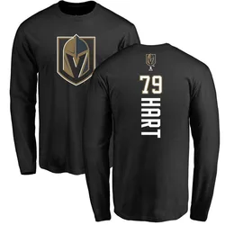 Carter Hart Vegas Golden Knights Men's Gold Backer T-Shirt - Black